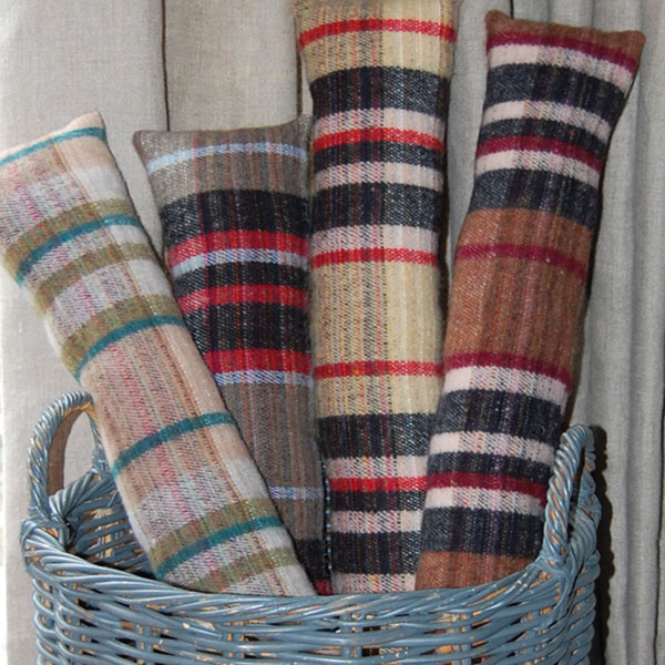 recycled wool draught excluders